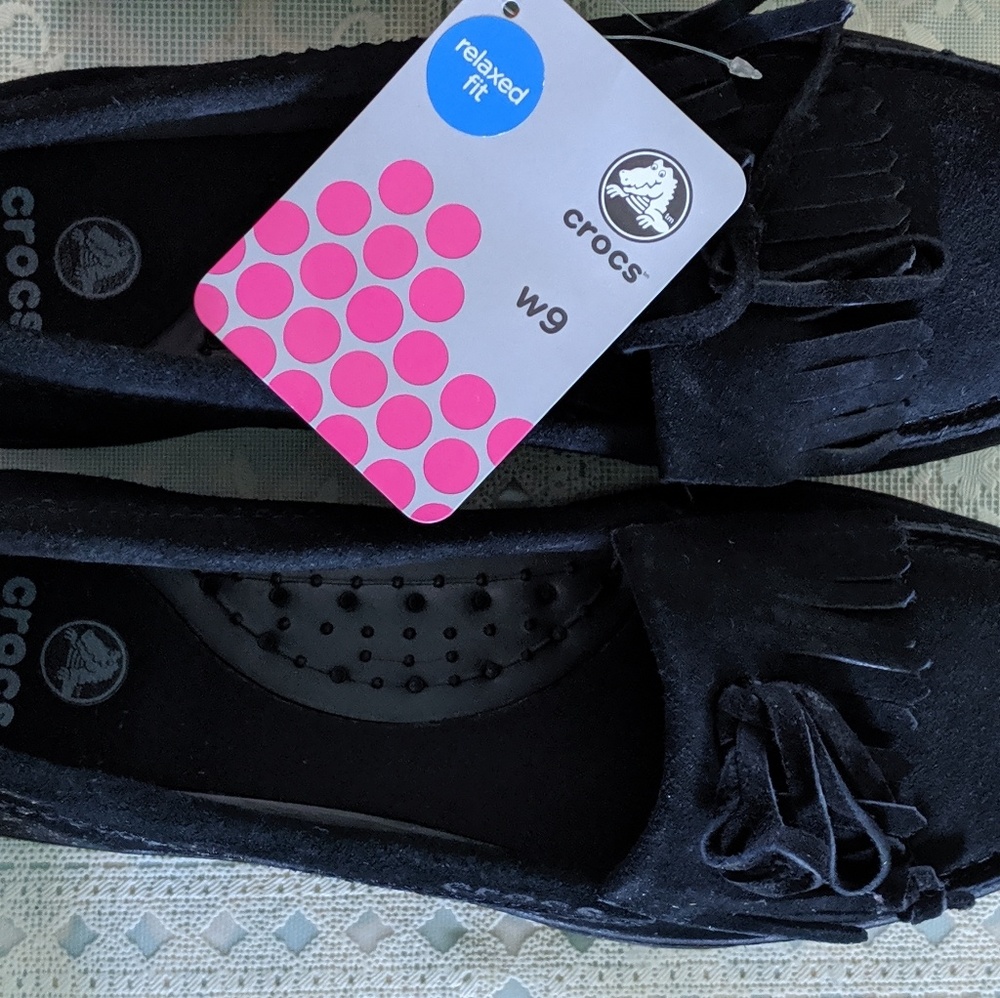 Adela suede black moc